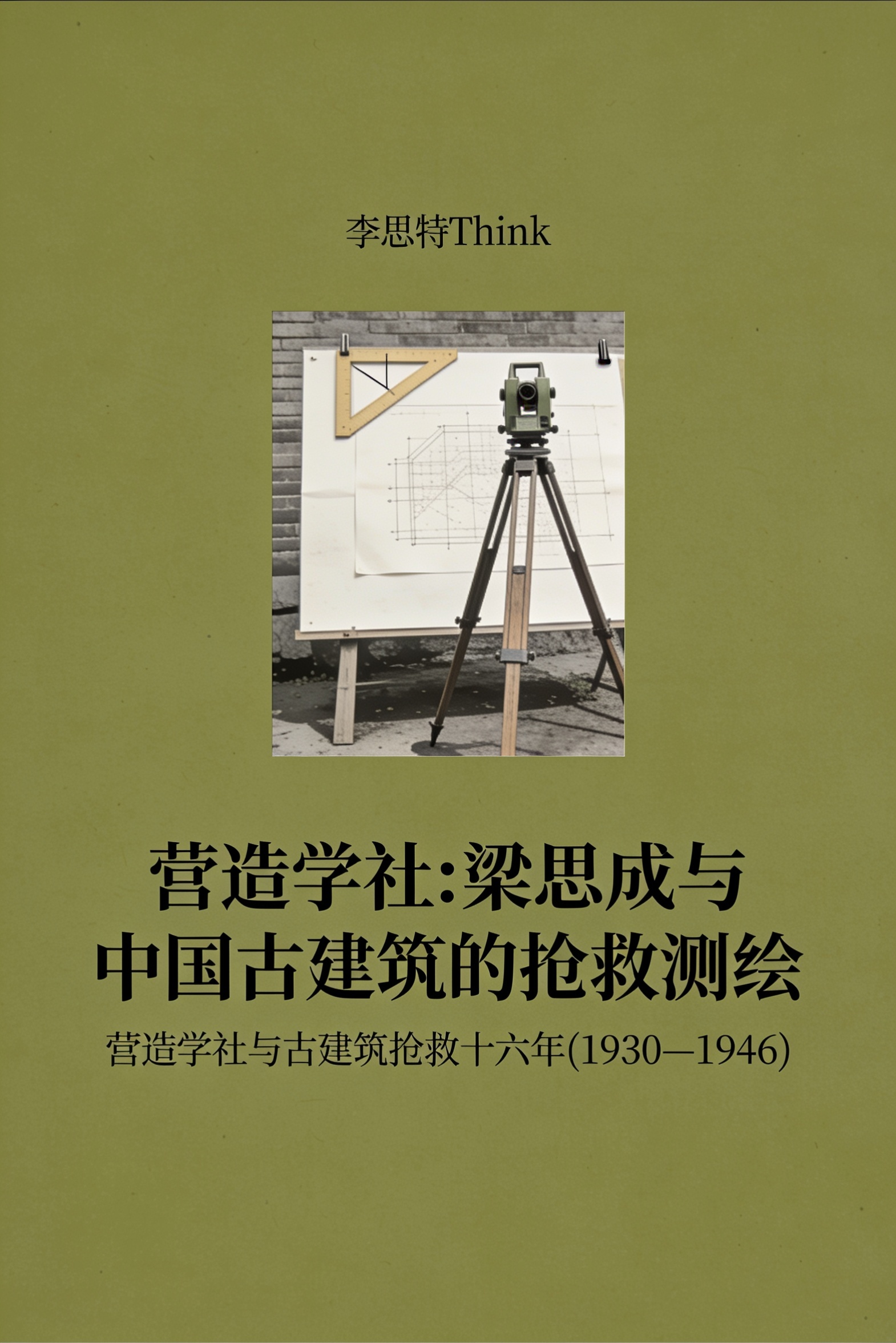 《营造学社:梁思成与中国古建筑的抢救测绘》封面