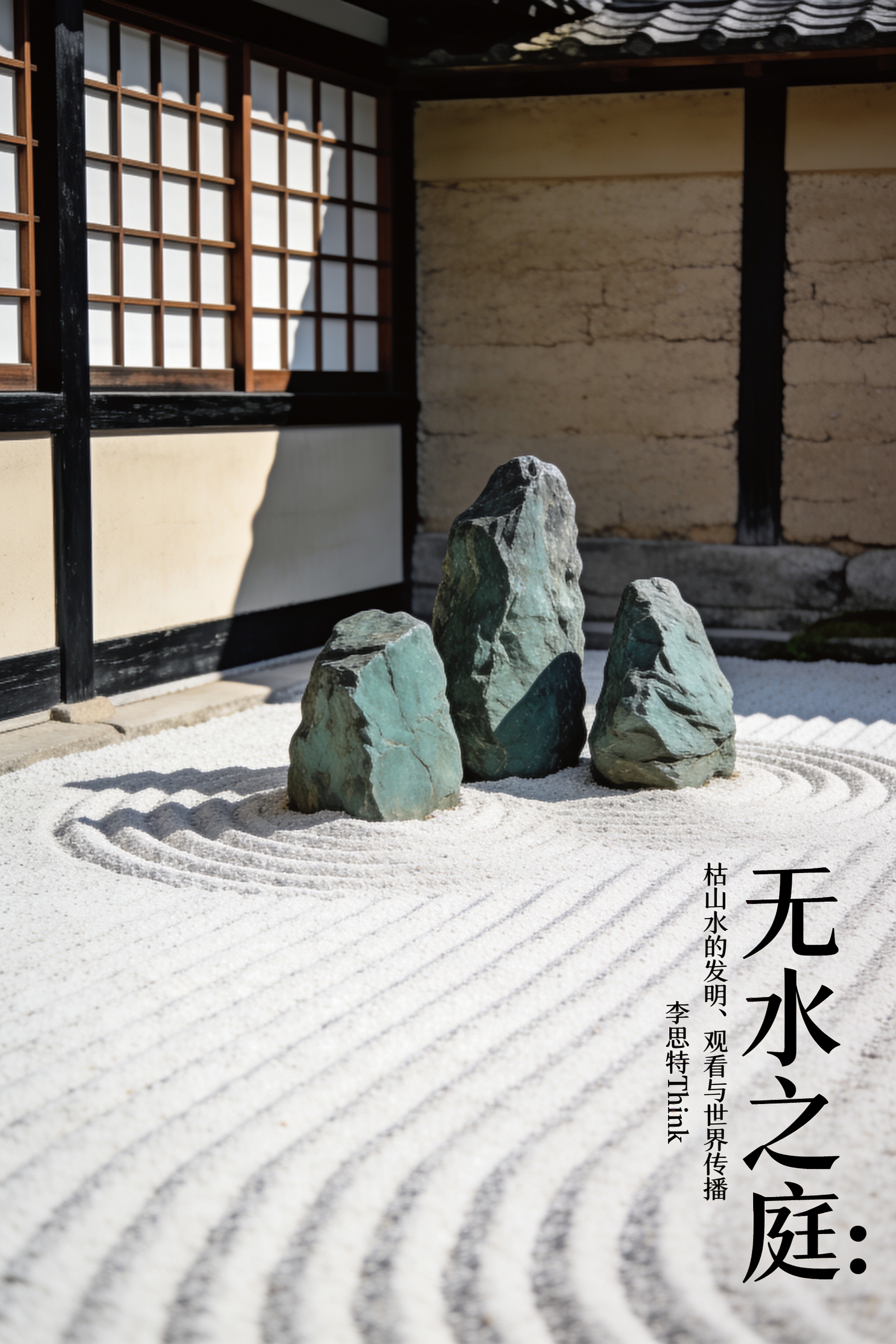 《无水之庭:枯山水的发明、观看与世界传播》封面
