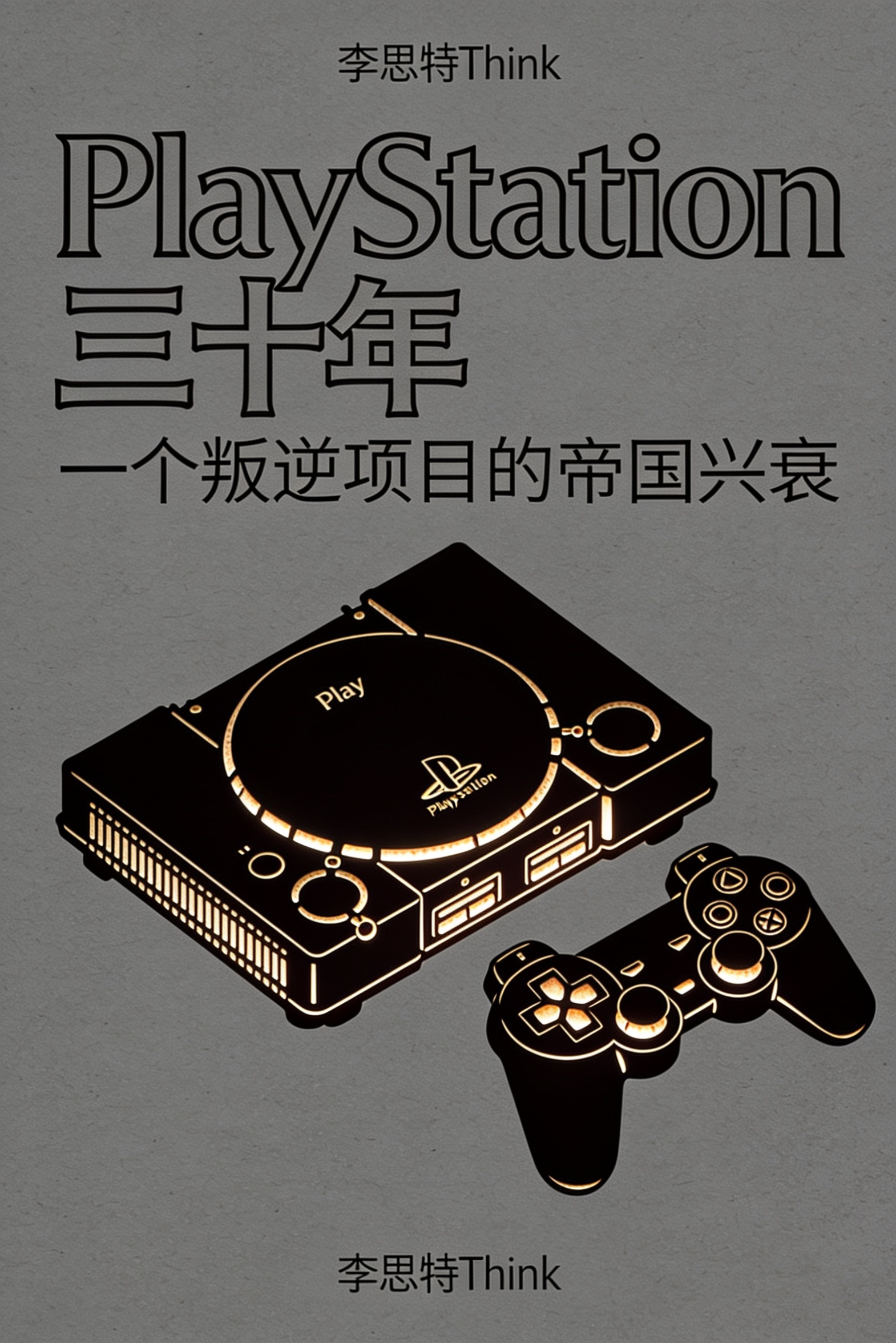 《PlayStation 三十年:一个叛逆项目的帝国兴衰》封面