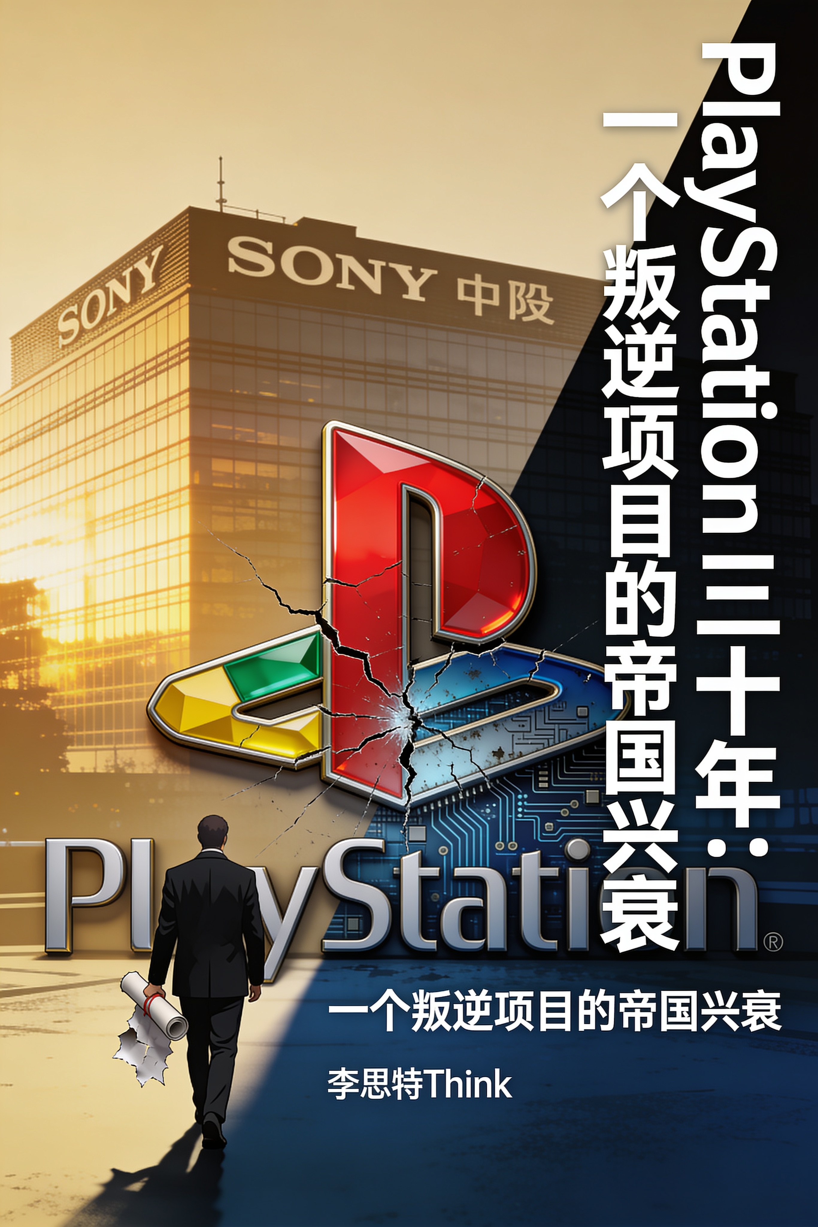 《PlayStation 三十年:一个叛逆项目的帝国兴衰》封面