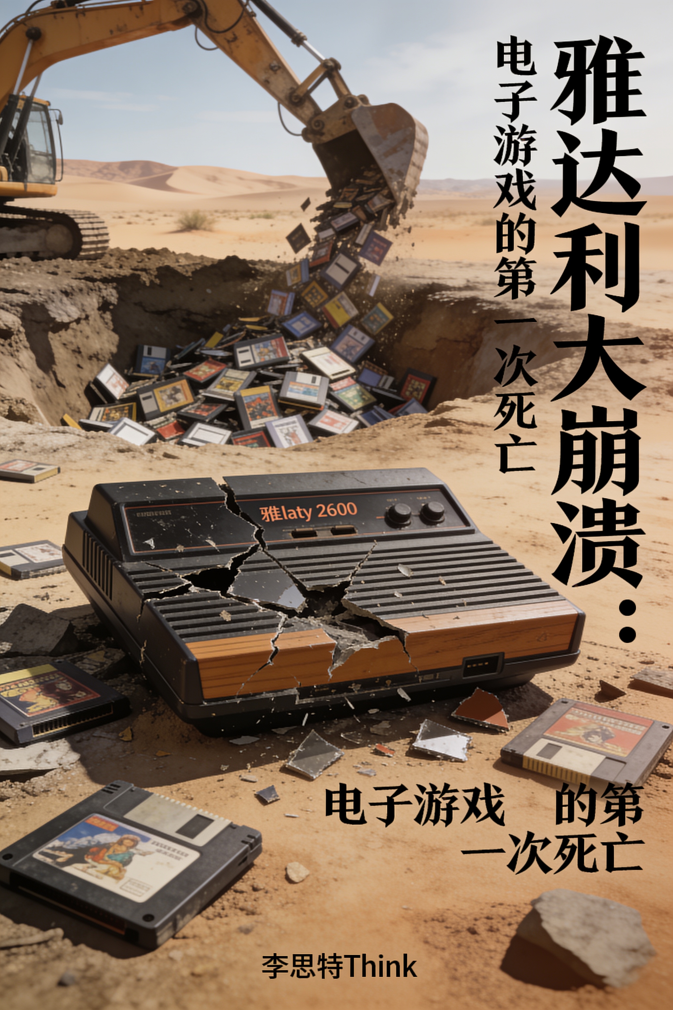 《雅达利大崩溃:电子游戏的第一次死亡》封面
