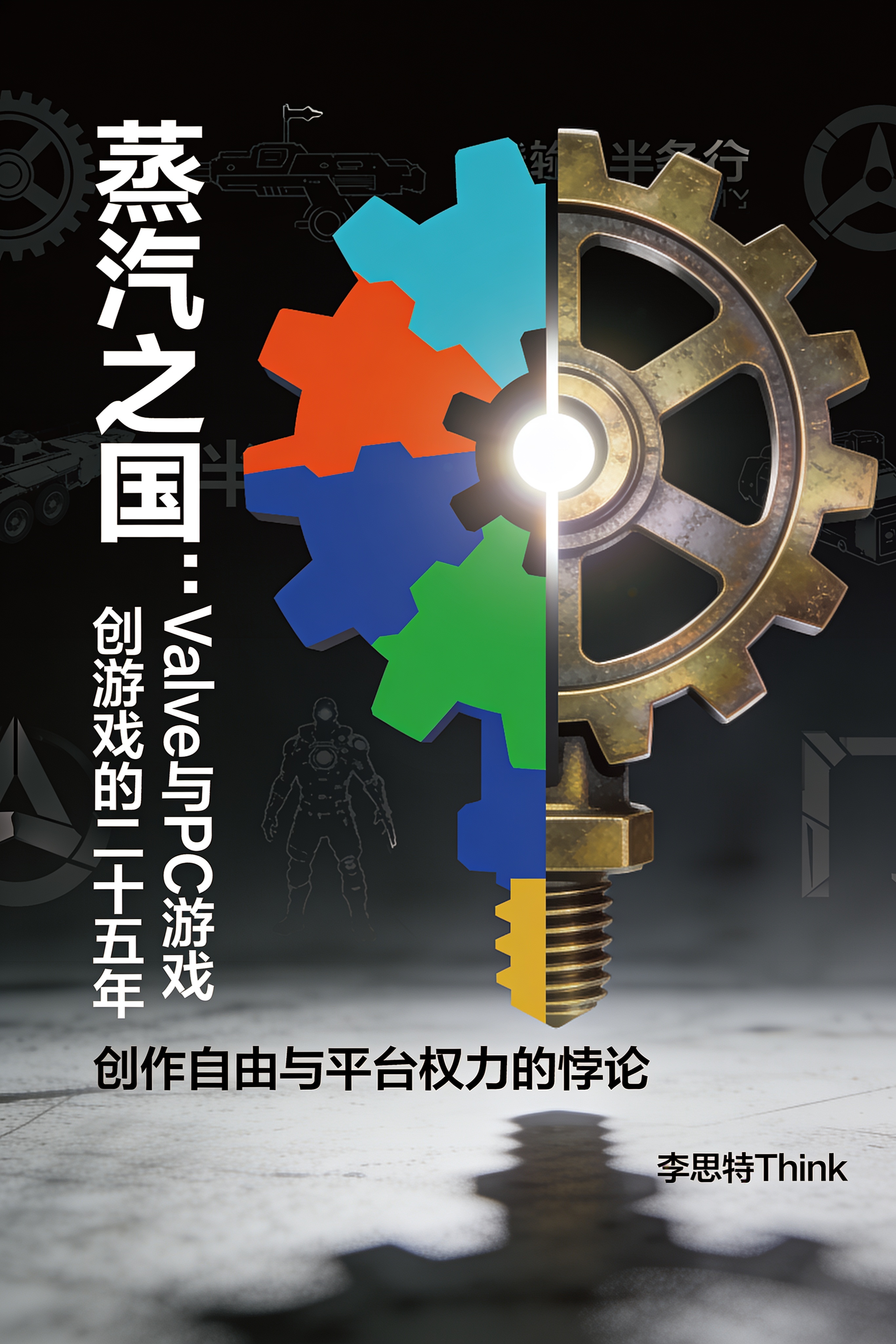 《蒸汽之国:Valve 与 PC 游戏的二十五年》封面