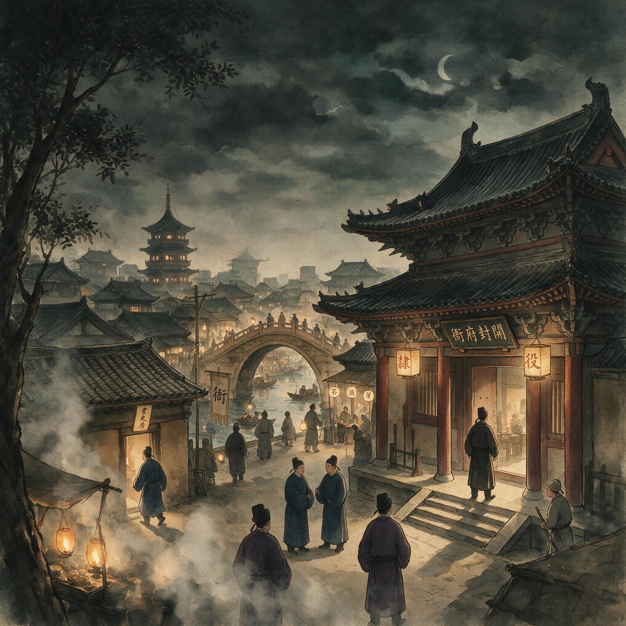 衙前灯火:历史出版插图
