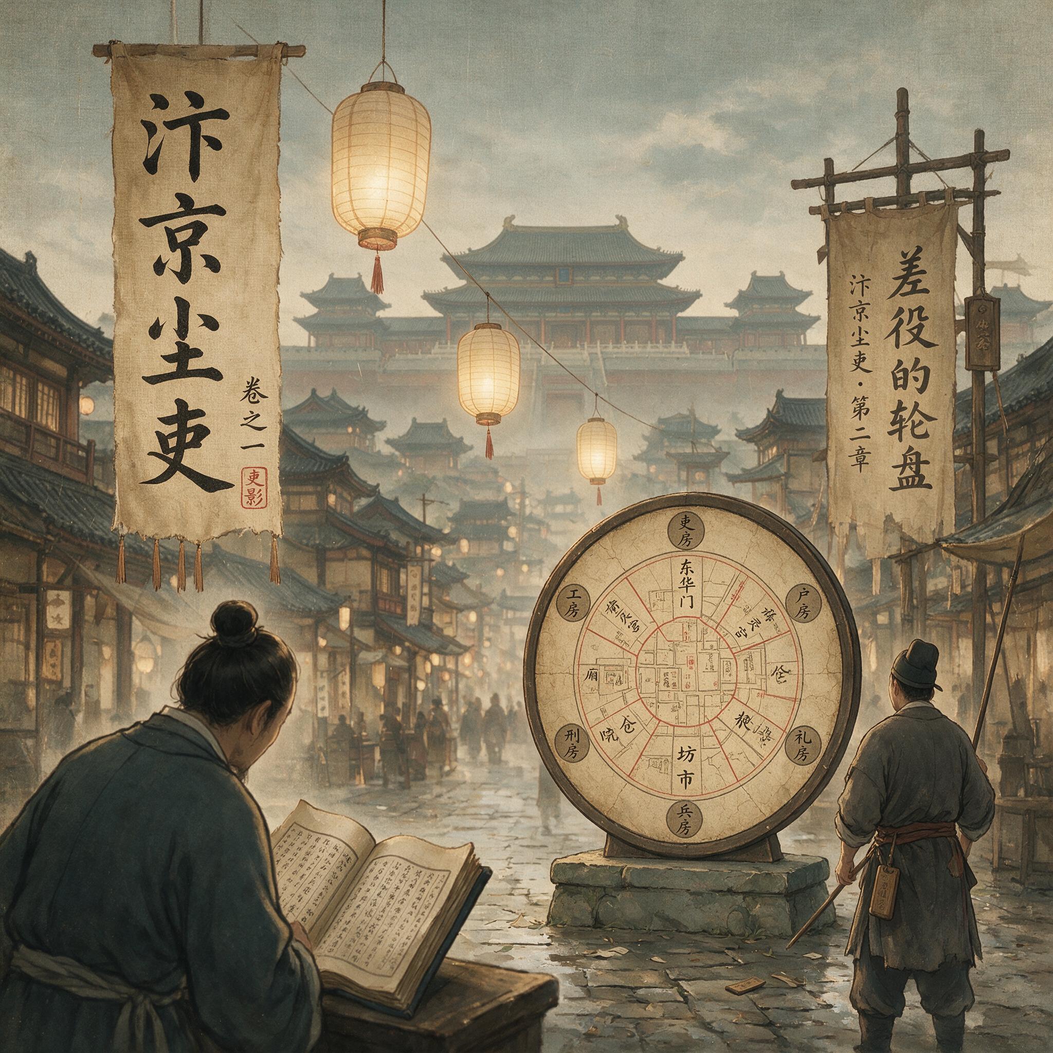 差役的轮盘:历史出版插图