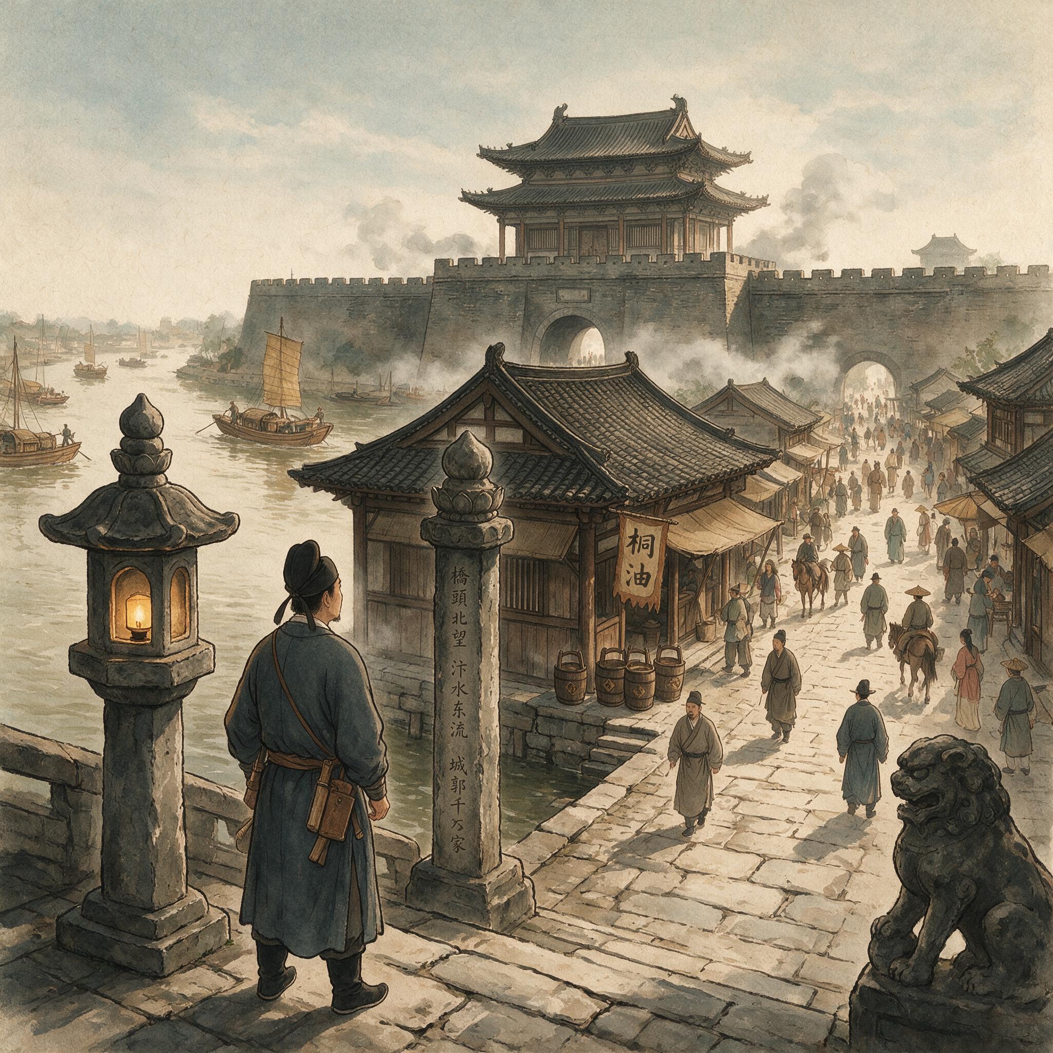 桥头的眼睛:历史出版插图