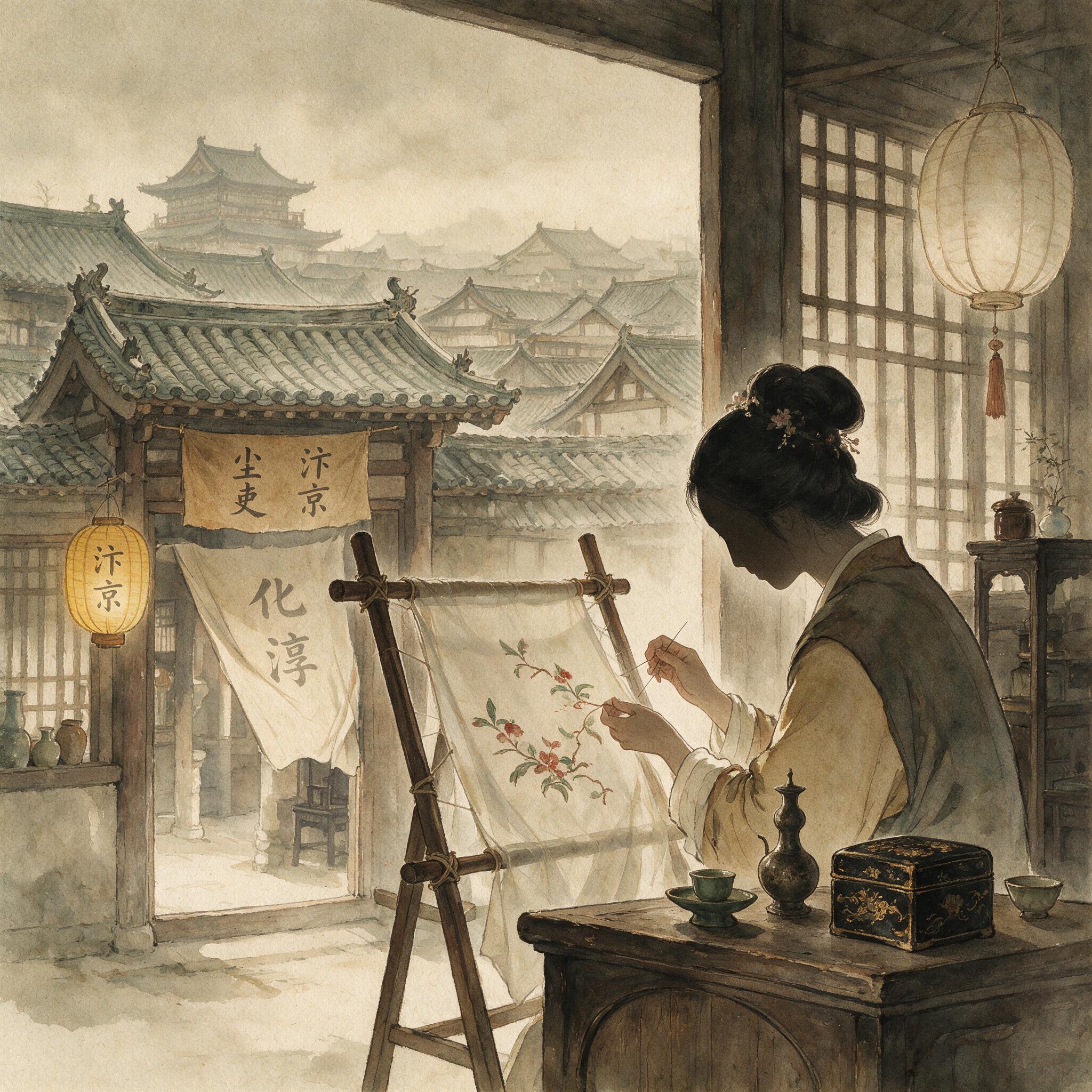 妇人之手:历史出版插图