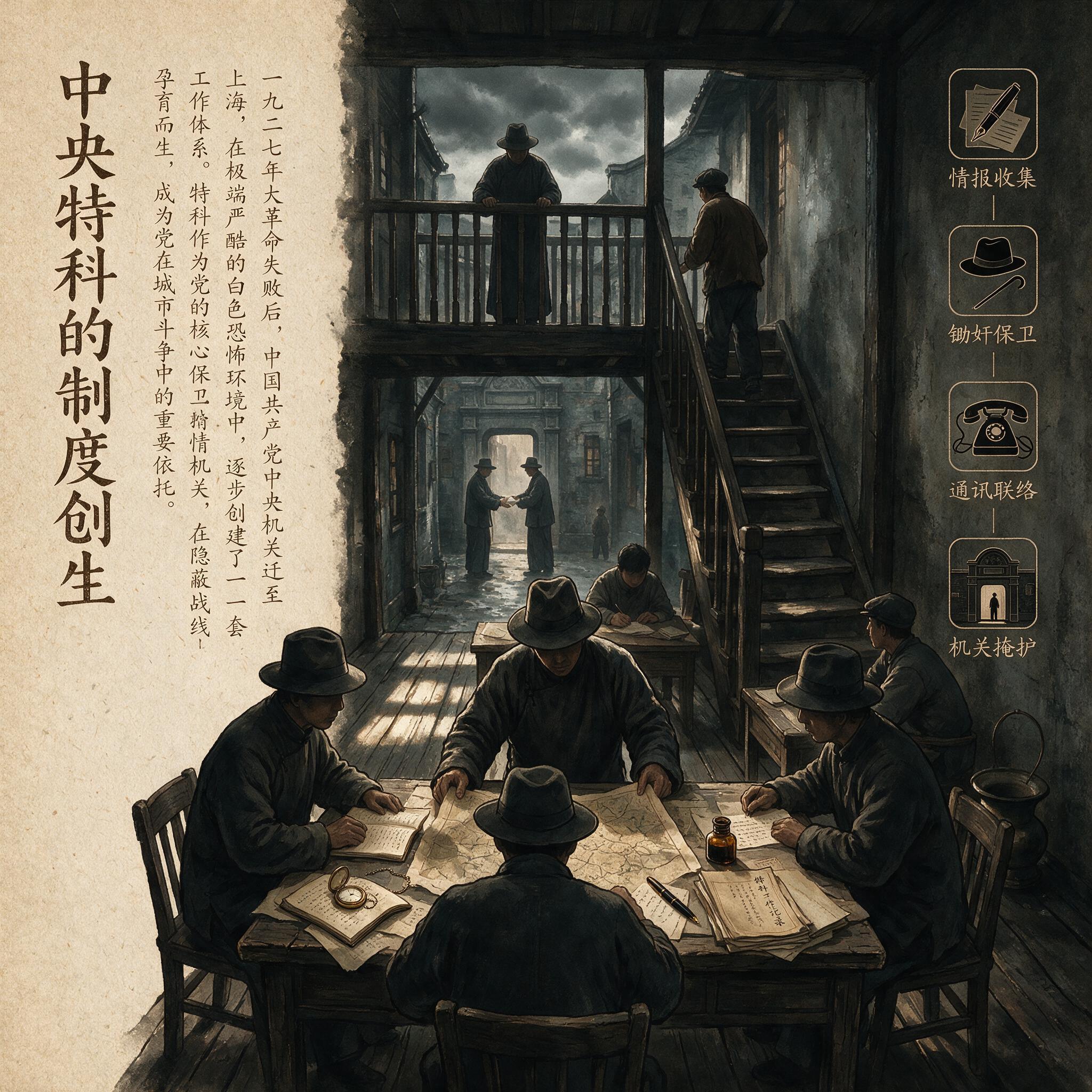 中央特科的制度创生:历史出版插图