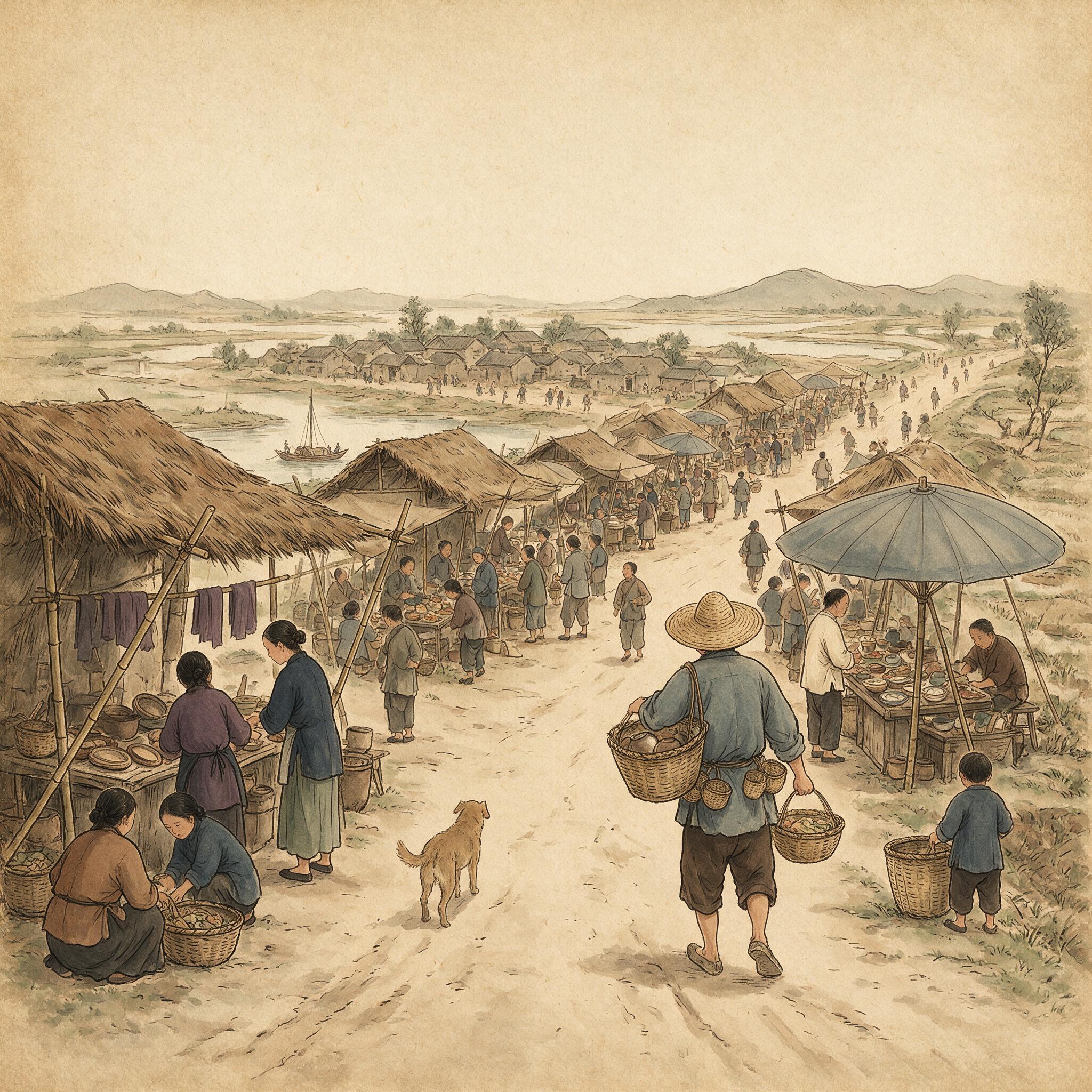 下沉市场的神话：历史出版插图