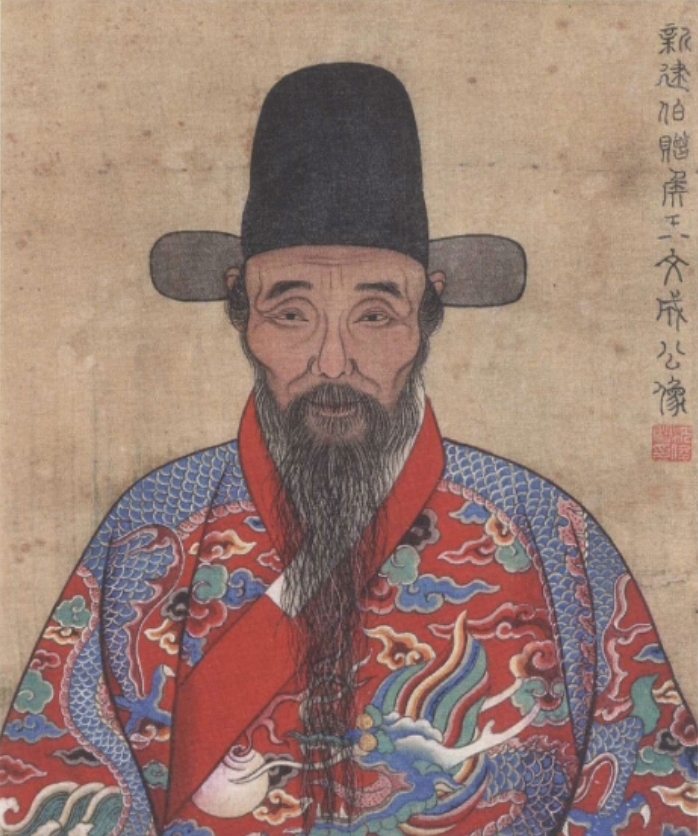 王阳明（王守仁）中年肖像画