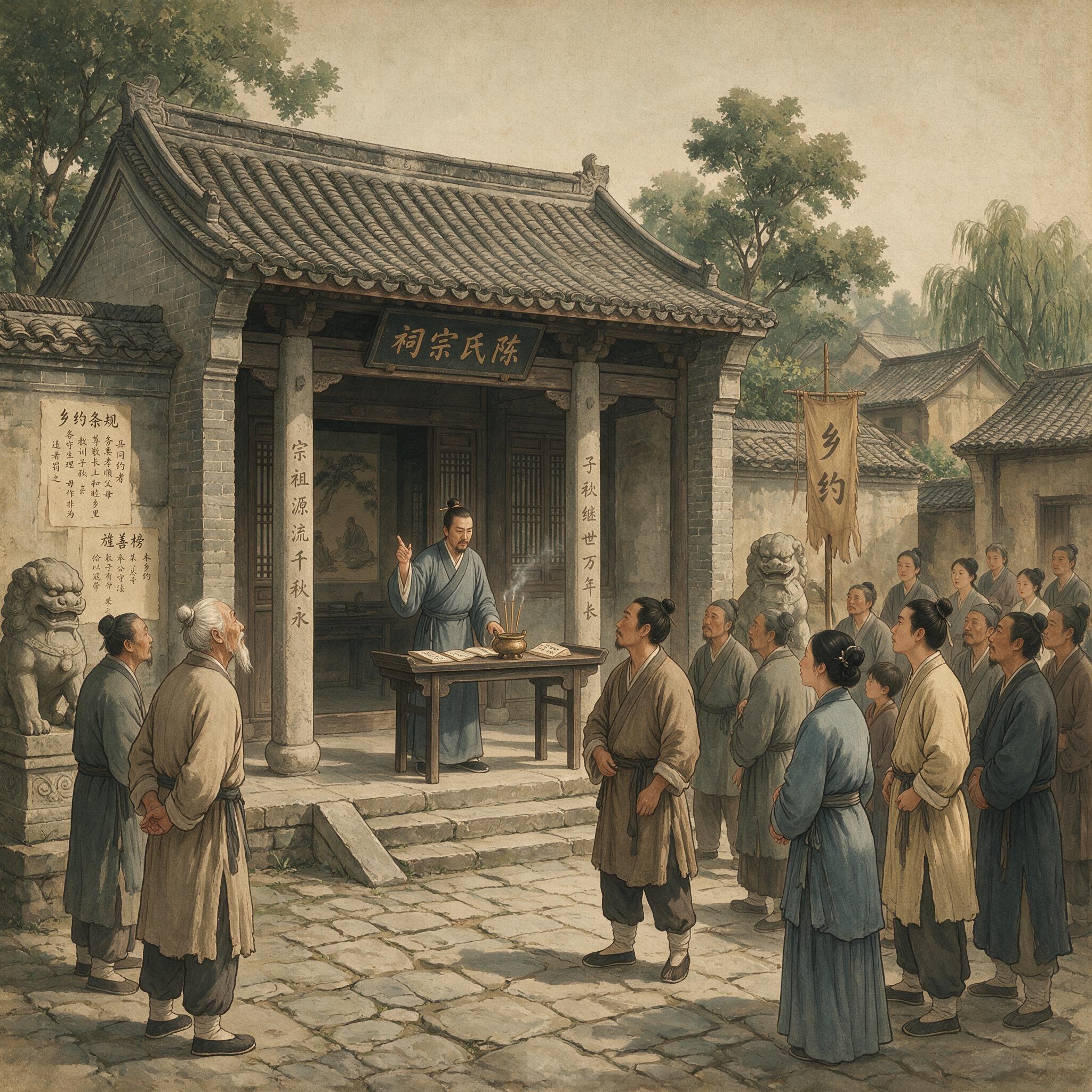 明代乡村推行乡约,民众集会的制度实践场景