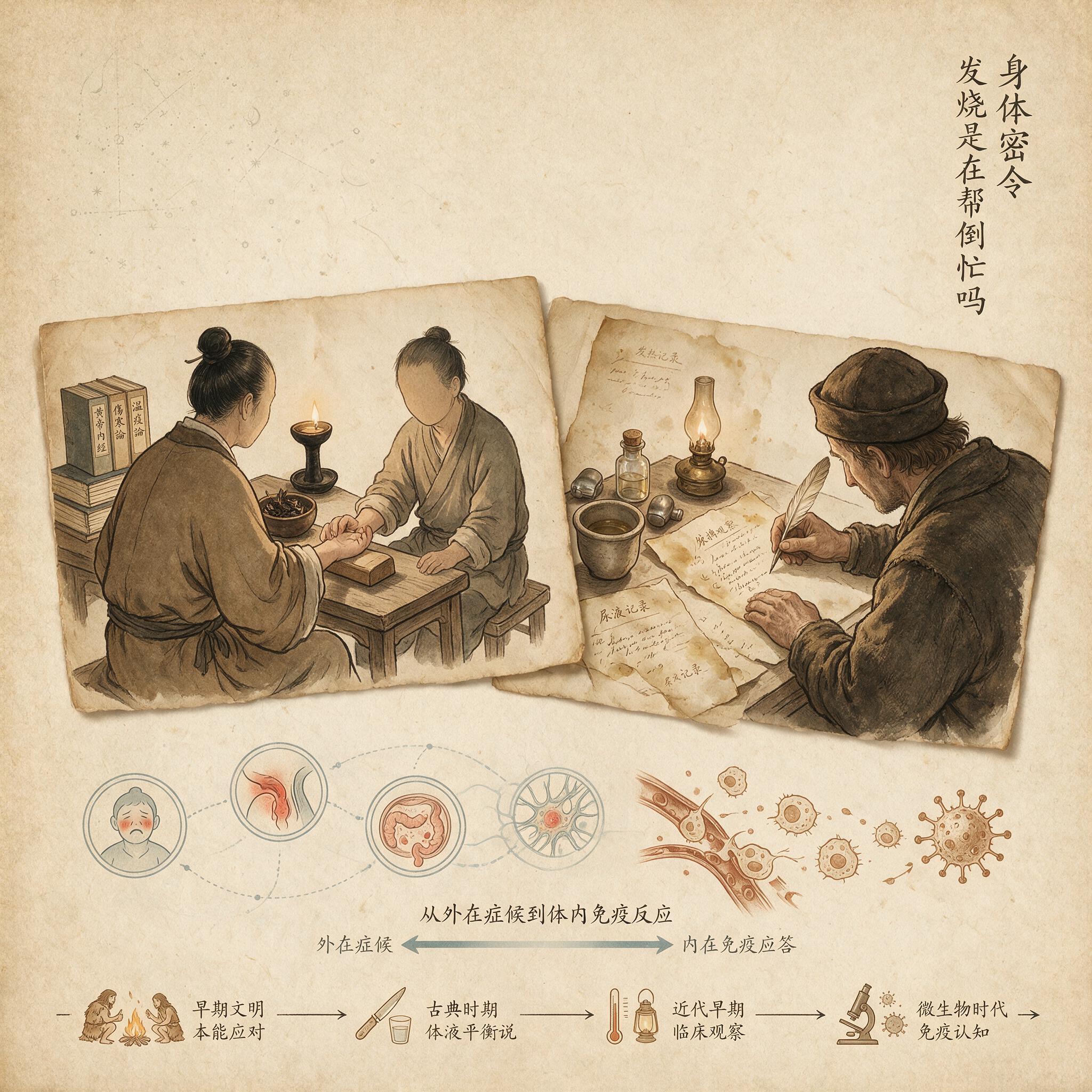 发烧是在帮倒忙吗:历史出版插图