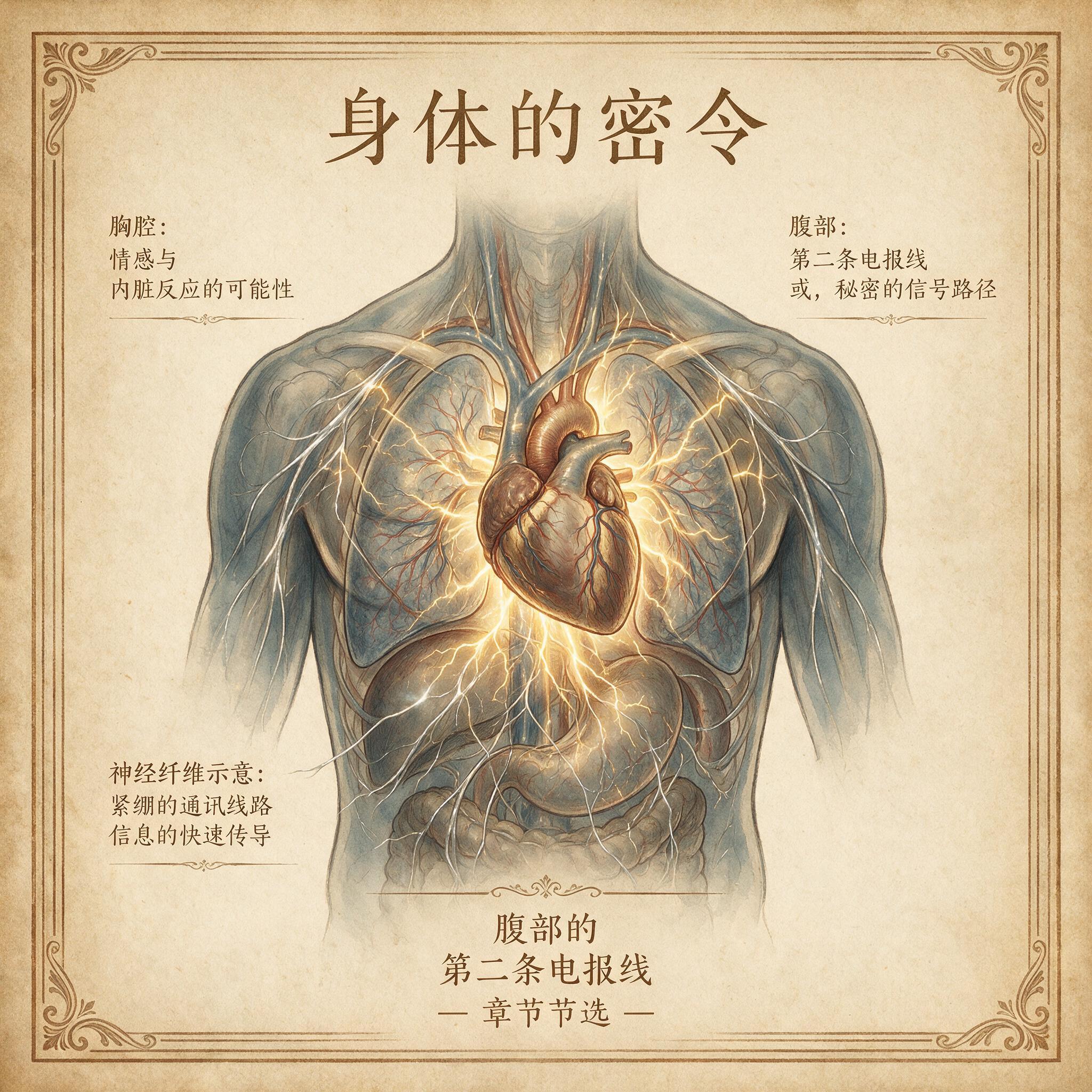 焦虑时的心跳加速:胸腔内心脏搏动特写