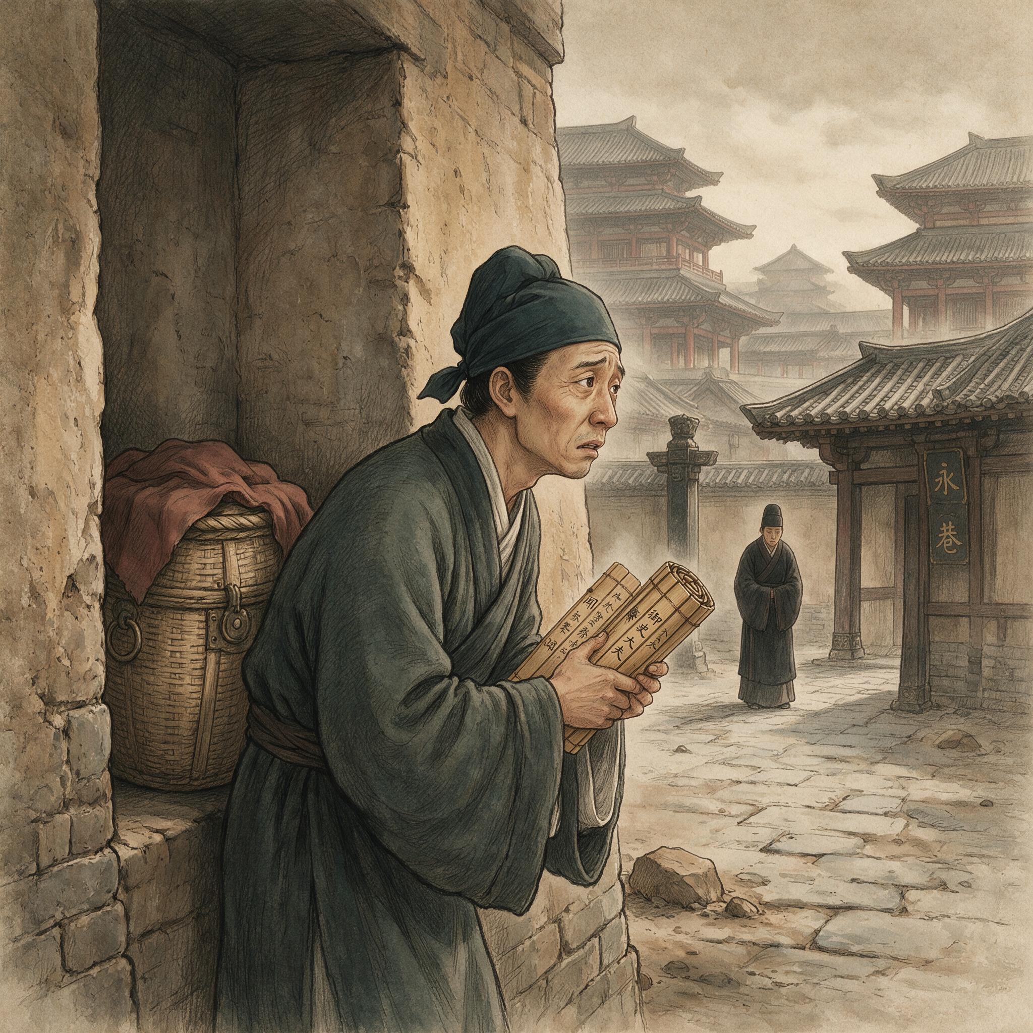 旧属手握密信,神情挣扎