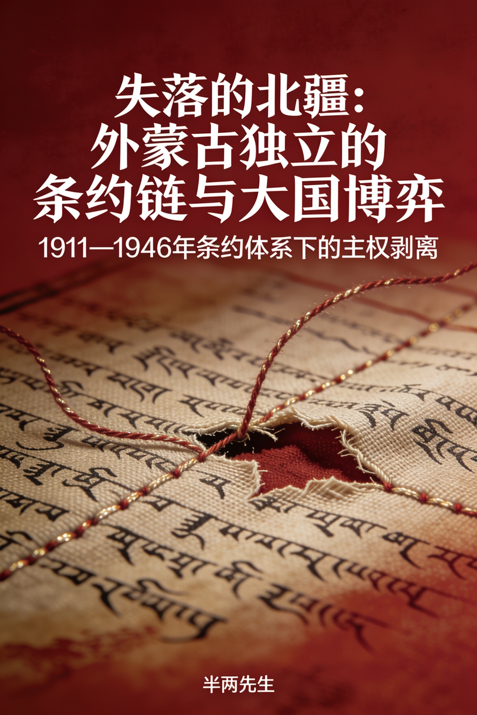 《失落的北疆:外蒙古独立的条约链与大国博弈》封面