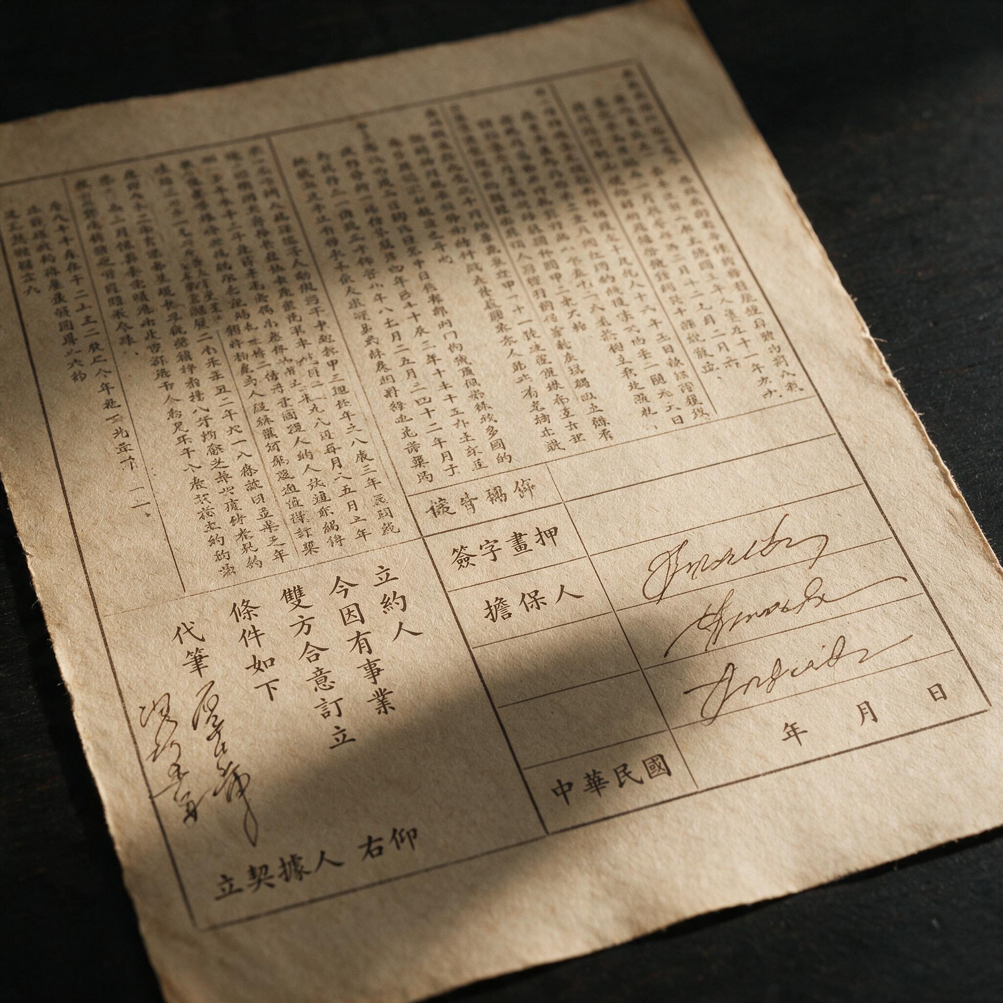 投资者签字栏与密集条款