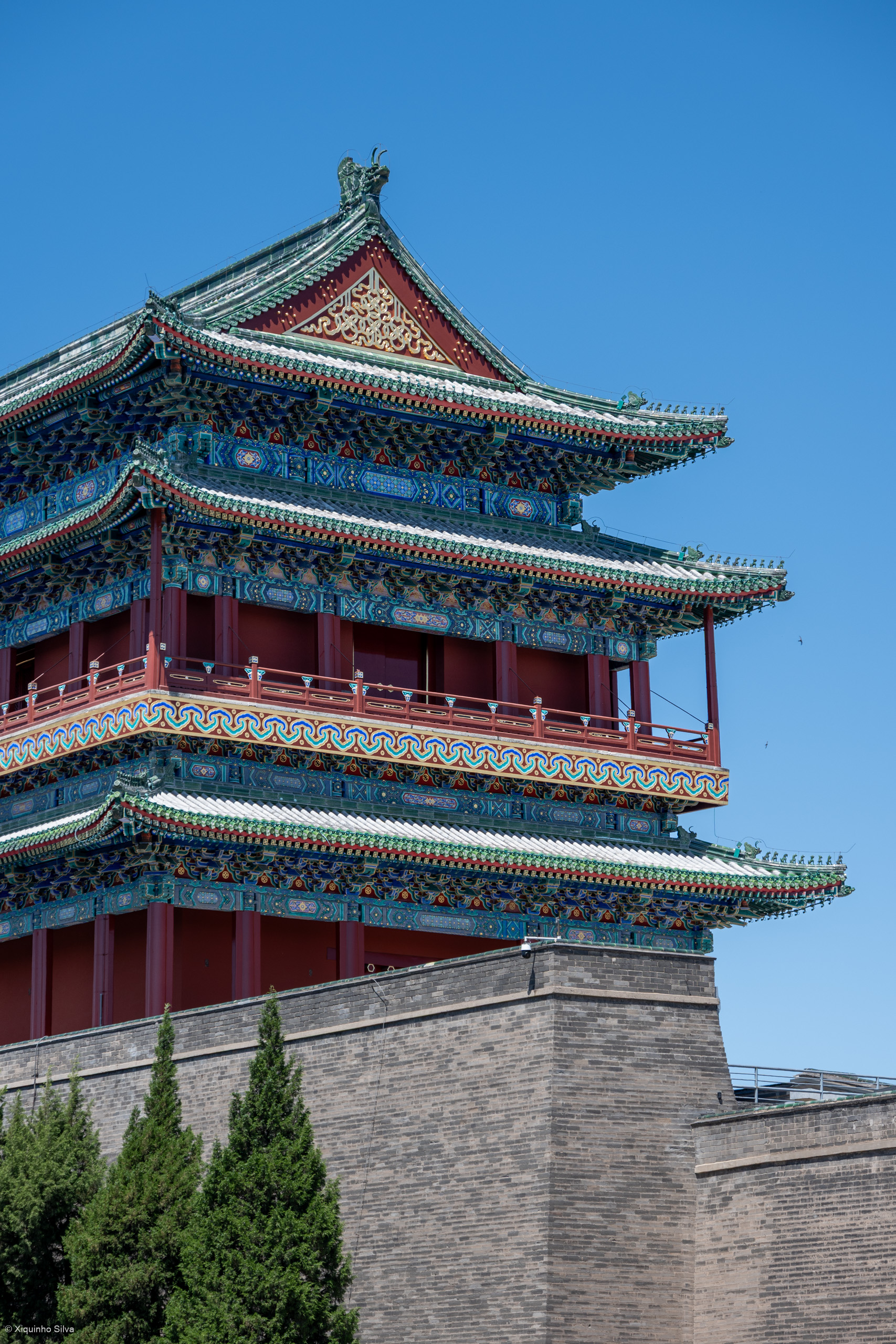 明代北京正阳门瓮城或城墙马道