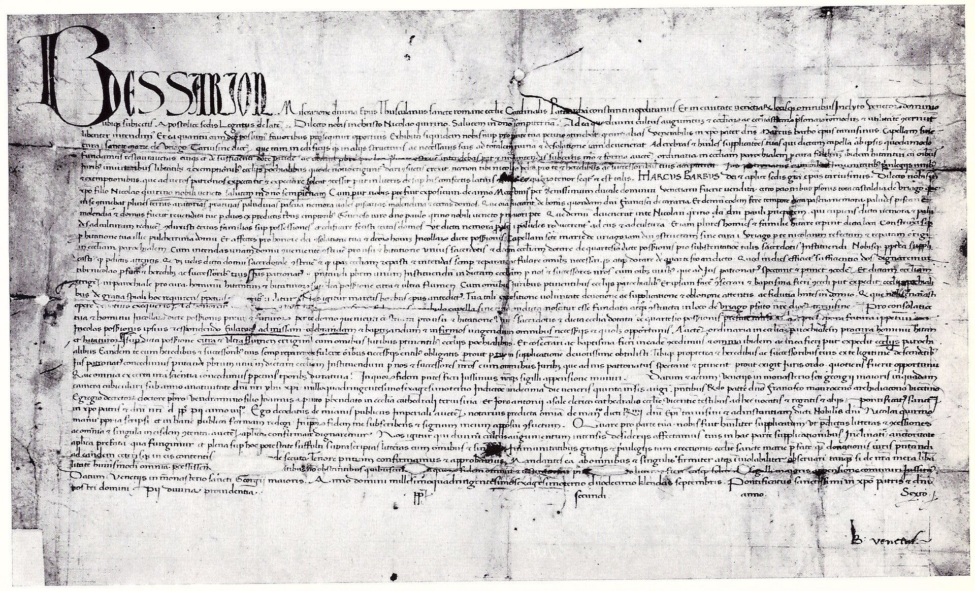 《威尼斯宪章》（Venice Charter）文件封面或签署现场照片。