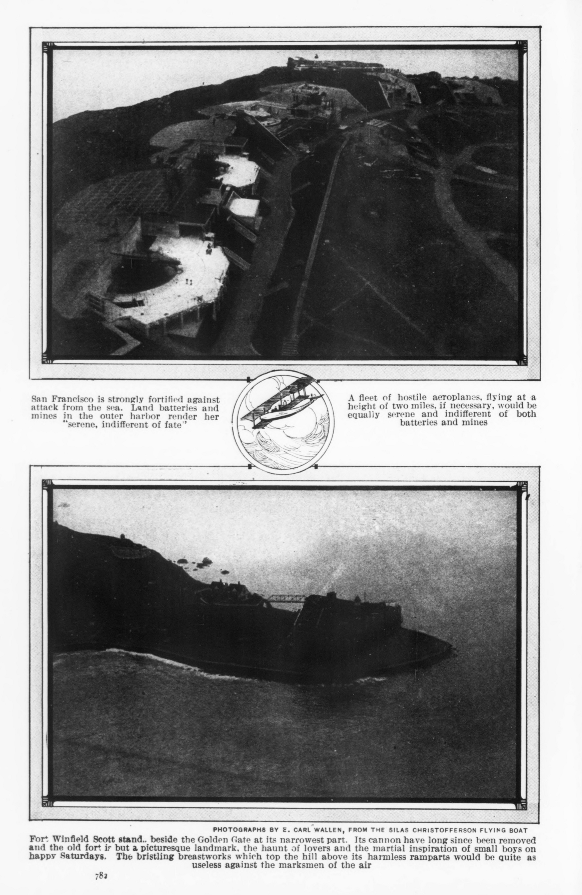 Aerial view of the Panama Canal Zone after American completi