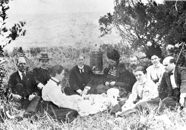 Clara Barton and the American Red Cross relief camp in Johns