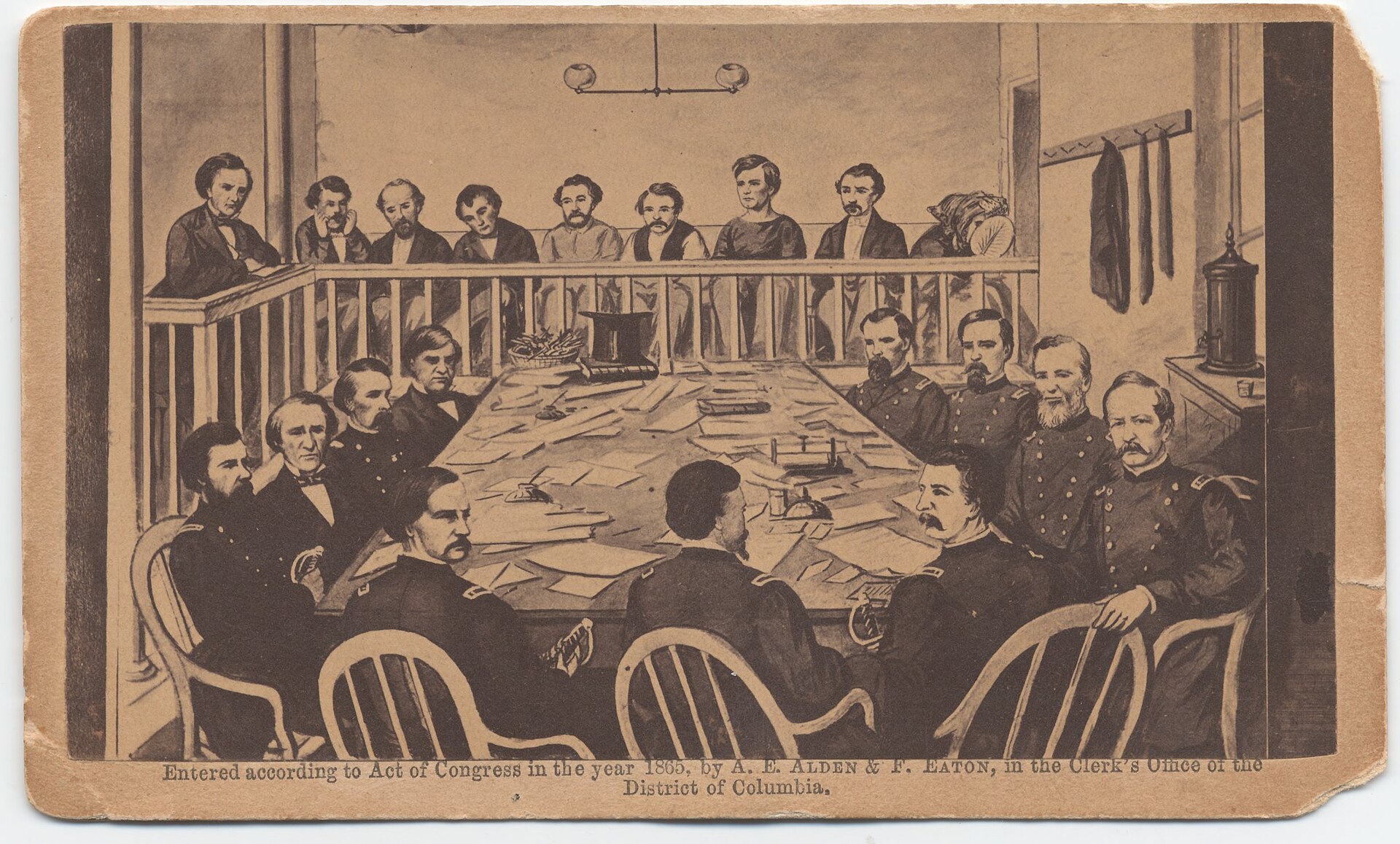 Conspiracy trial defendants, 1865